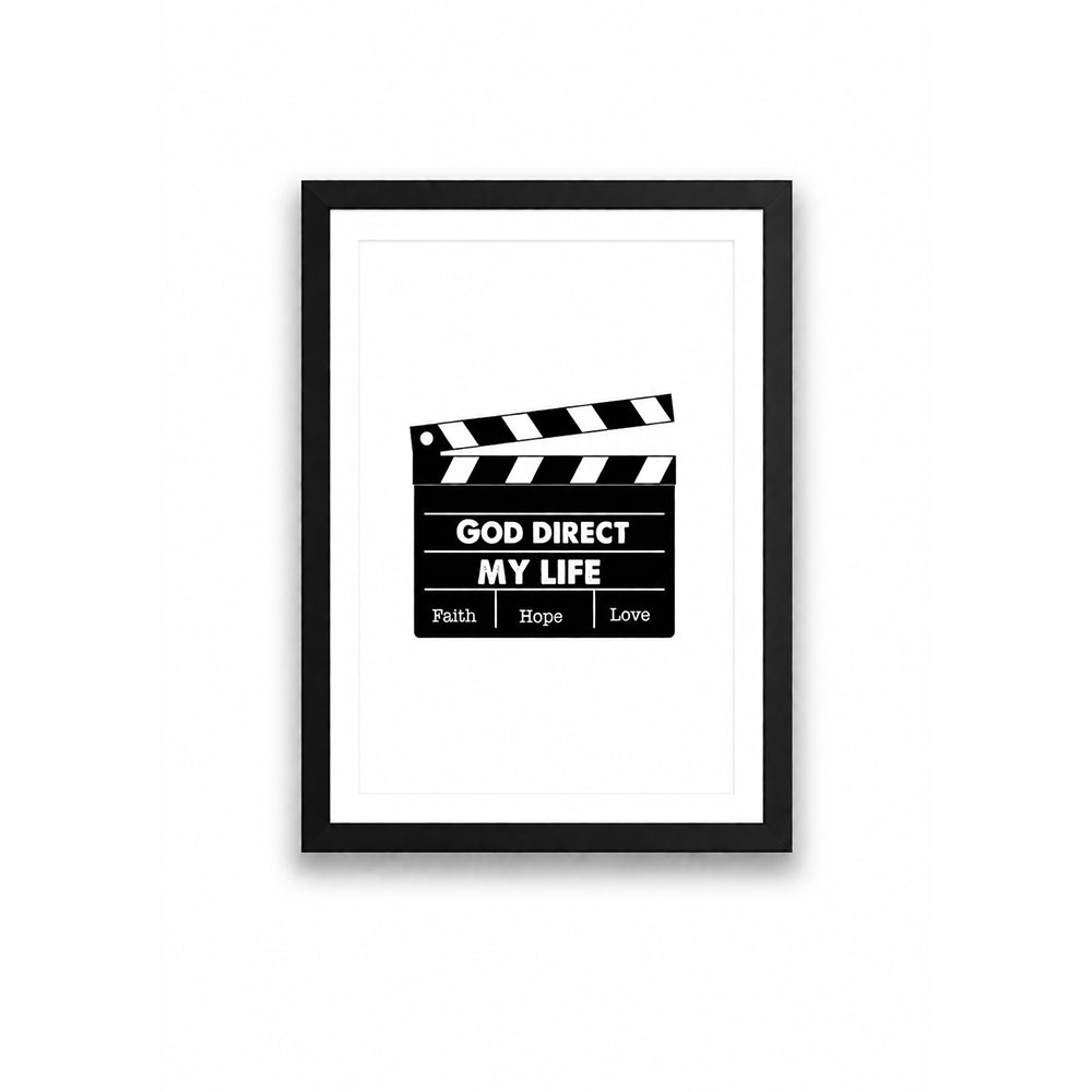 God Direct My Life Wall Frame