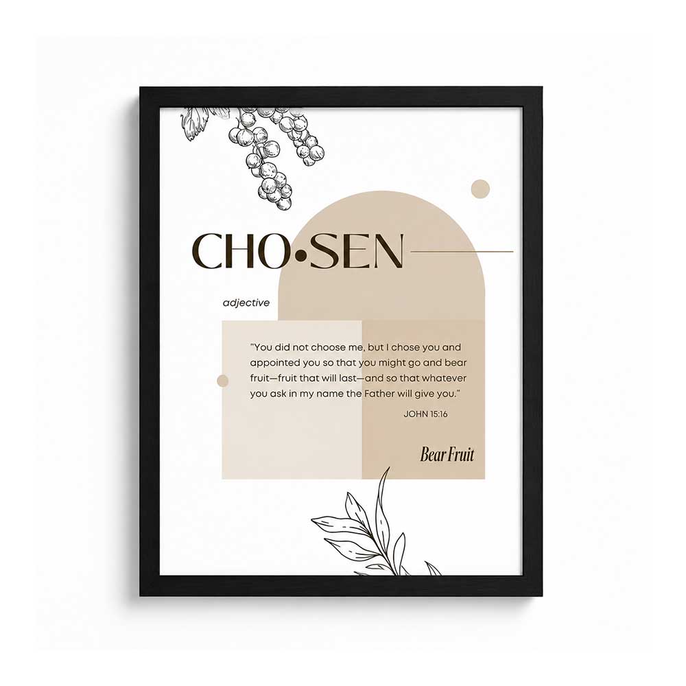 Chosen Wall Frame